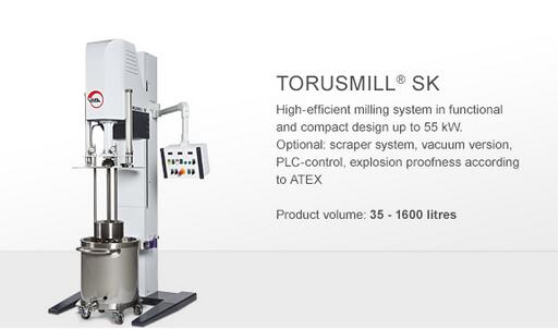 Basket mill TORUSMILL? SK籃式砂磨機